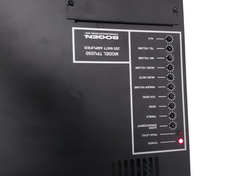 Bogen TPU250 250W Telephone Paging Amplifier