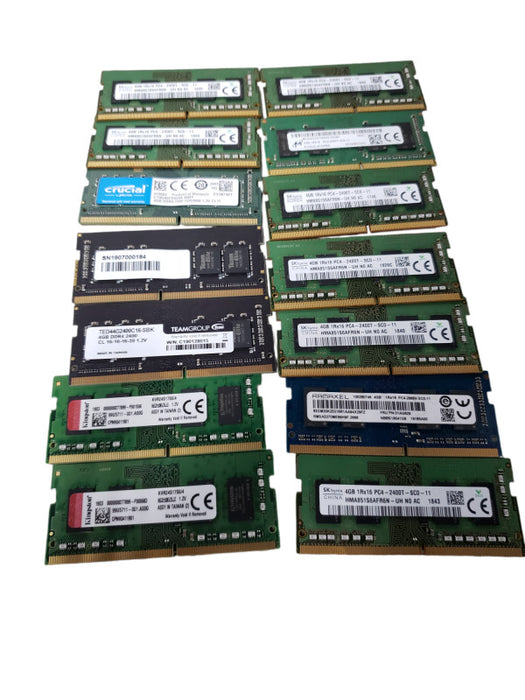 1x Assorted Brands and Frequencies 4GB PC4 Laptop RAM Q