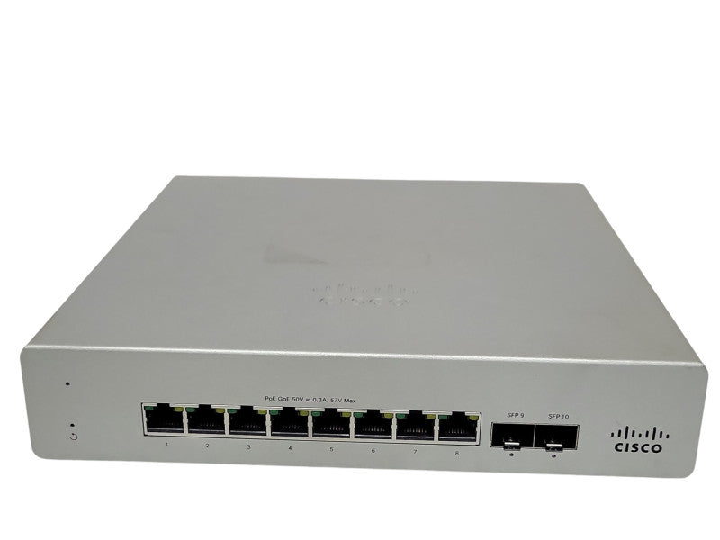Cisco Meraki MS120-8FP 10 Ports Cloud Managed Switch Unclaimed Q_