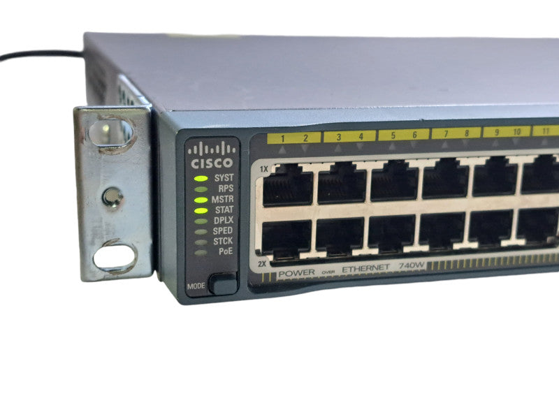Cisco WS-C2960S-48FPS-L V03 | 48 Port Gigabit PoE+ 740W Managed Switch