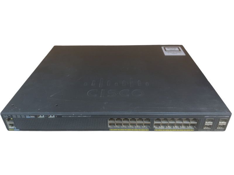 Cisco WS-C2960X-24PS-L V03 | 24-Port Gigabit PoE+ Switch | 4x SFP | No Stack
