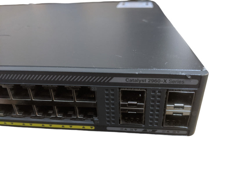 Cisco WS-C2960X-24PS-L V04 | 24-Port Gigabit PoE+ Switch | 4x SFP w/ Stack Q