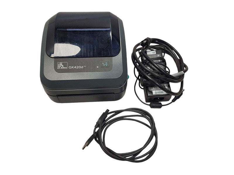 Zebra GK420d Thermal Printer | GK42-202510-000 | w/ Power adapter $