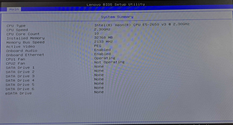 Lenovo ThinkStation P900 | Xeon E5-2650 v3 @ 2.30GHz 10C, 32GB DDR4, 256GB NVMe