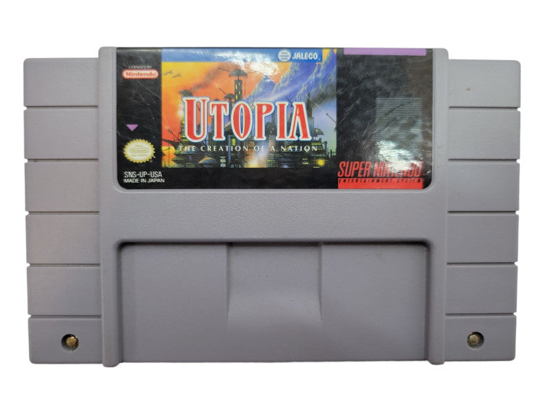 UTOPIA SNES - GAME CATRIDGE ONLY %