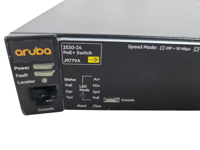 Aruba 2530-24 24-Port Managed PoE Gigabit Ethernet Switch J9779A !