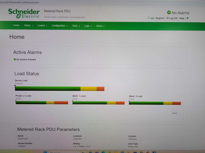 APC AP8841 Rack PDU 2G,Metered,Zero U,30A 200/208V (36) C13 & (6) C19 L6-30P Q_