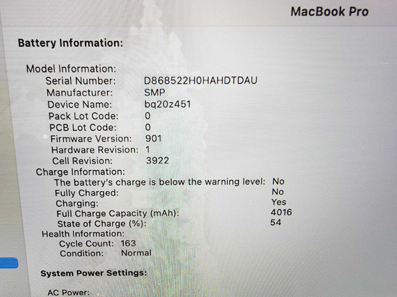 Apple Macbook Pro 2017 13" 2-Core i5-7267U @ 3.1GHz 8GB DDR3 512GB SSD (