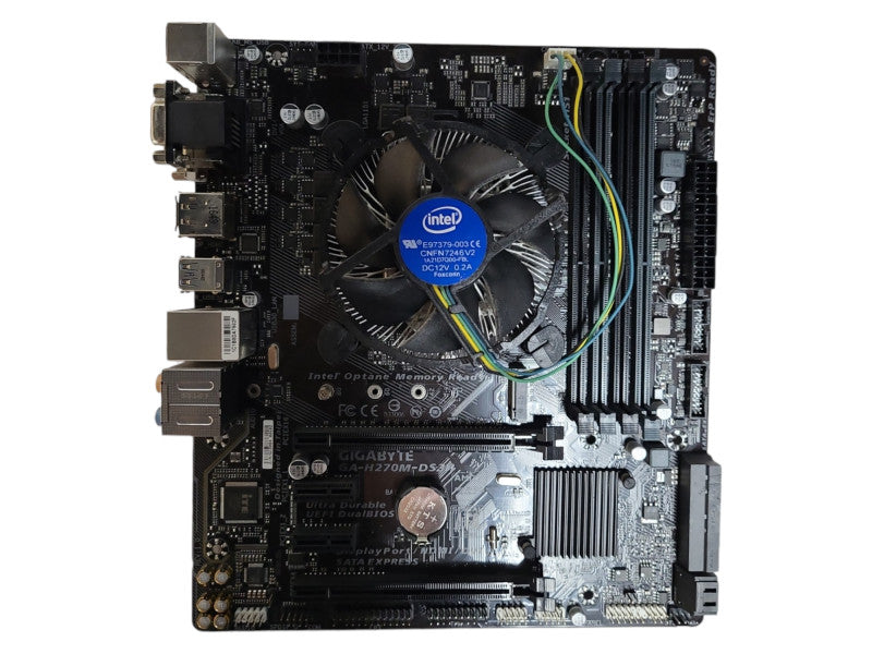 GIGABYTE H270M-DS3H, i7-7700 3.60GHz, No RAM, No HDD, No I/O Shield