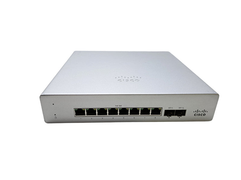 Cisco MS120-8FP | 10-Port Gigabit PoE Managed Ethernet Switch *UNCLAIMED