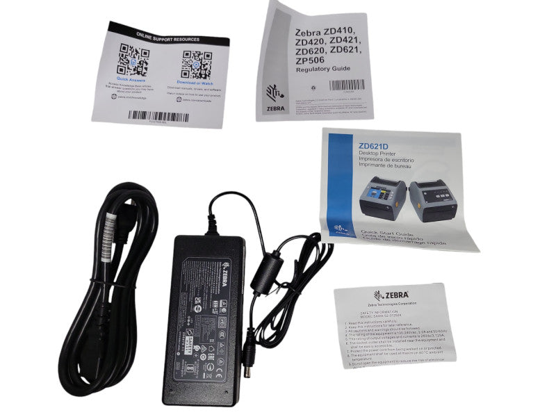 Zebra ZD621 ZD6A043-D01F00EZ ZEBRA Direct Thermal Printer USB/Serial/Ethernet _