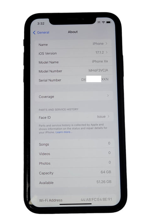 Apple iPhone XR 64GB UNLOCKED, READ _