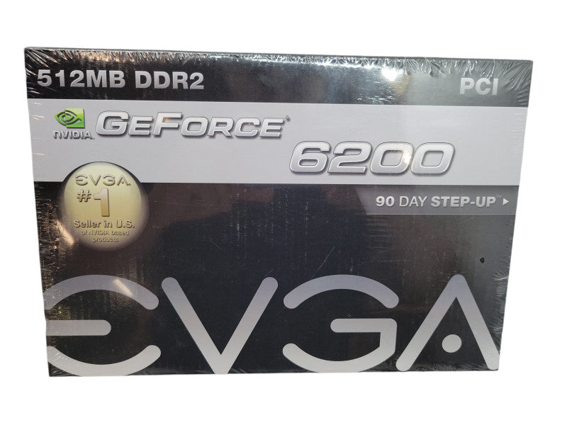 EVGA NVIDIA GeForce 6200 512MB DDR2 PCI SDRAM Video Card 512-P1-N402-LR %