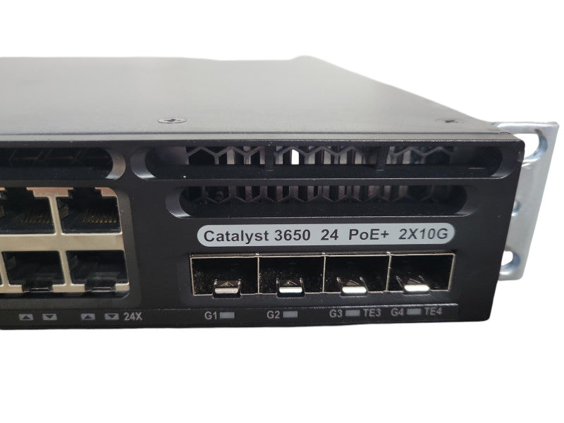 Cisco Catalyst WS-C3650-24PD-S 24-Port PoE+ 2x10G SFP READ !