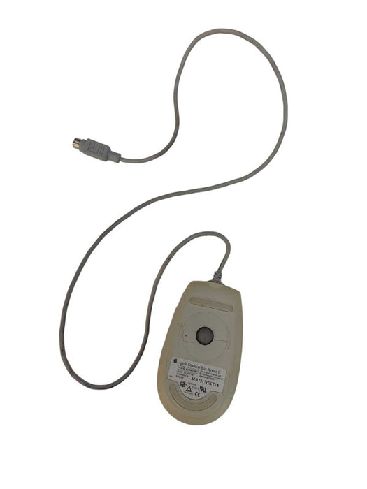 Vintage Apple Desktop Bus Mouse II Single Button Roller Ball Family # M2706 =