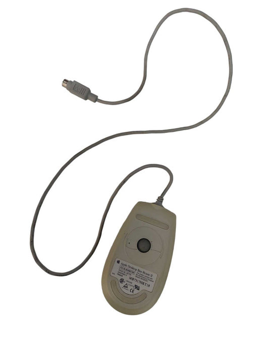 Vintage Apple Desktop Bus Mouse II Single Button Roller Ball Family # M2706 =