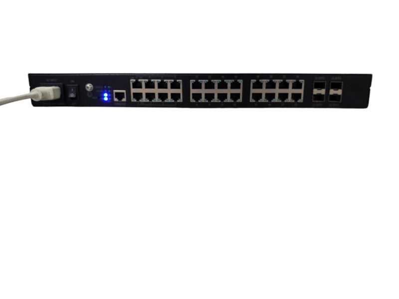 Pakedge SX-24P8 24-Port | 4x SFP Gigabit Ethernet Switch w/Rack Ears SEE PICS