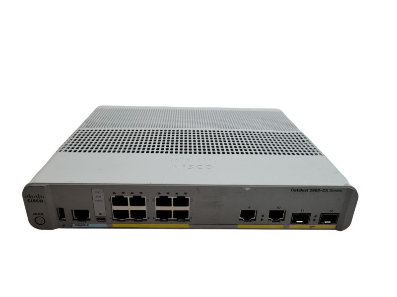 Cisco Catalyst 2960-CX Series WS-C2960CX-8TC-L V4 8-Port Ethernet Switch Q%