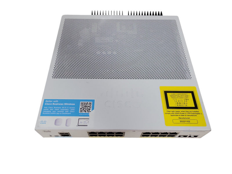 Cisco CBS250-16P-2G CBS250-16P-2G 250 Ethernet Switch POE Gigabit - 16 Ports !