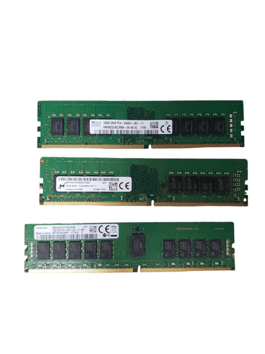 1x 16GB PC4 Desktop Memory From Assorted Brands and Frequencies  Q