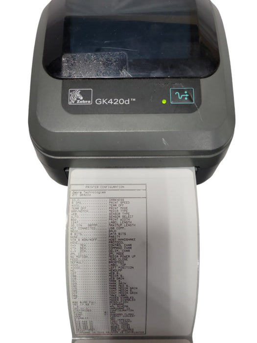 Zebra GX420d GK42-200110-000 USB/Serial Direct thermal printer _