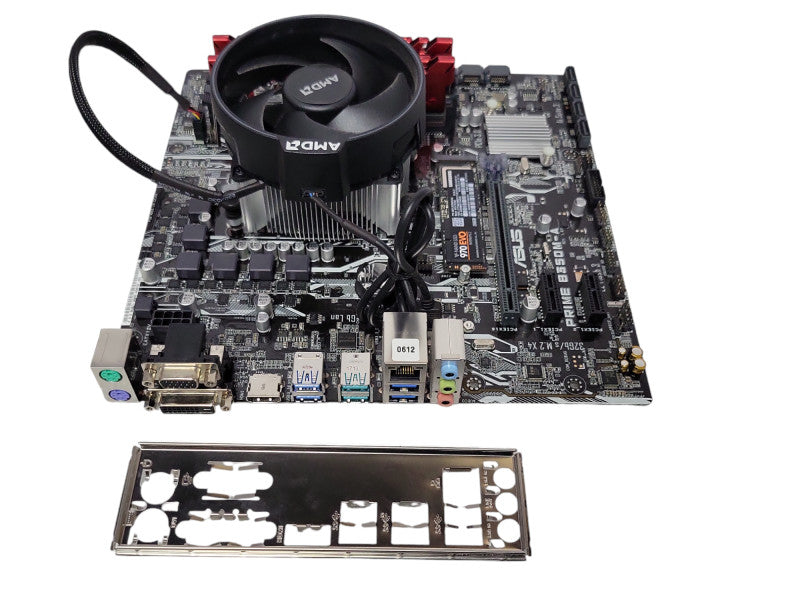 Asus Prime B350M-A Board with AMD Ryzen7 1700 CPU 8GB DDR4 RAM 250GB SSD _