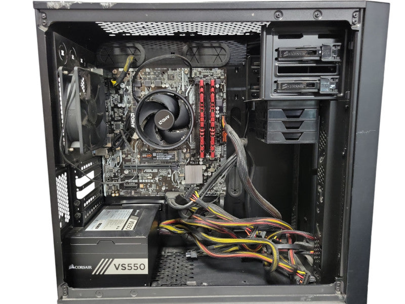 Custom Asus Prime B350M-A PC W/ AMD Ryzen7 1700 CPU 8GB DDR4 RAM 250GB SSD _