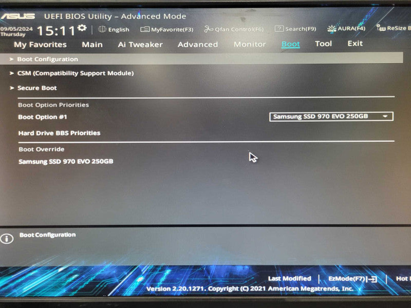 Custom Asus Prime B450M-A PC AMD Ryzen7 2700 8C, 16GB DDR4 RAM 250GB SSD SEE _