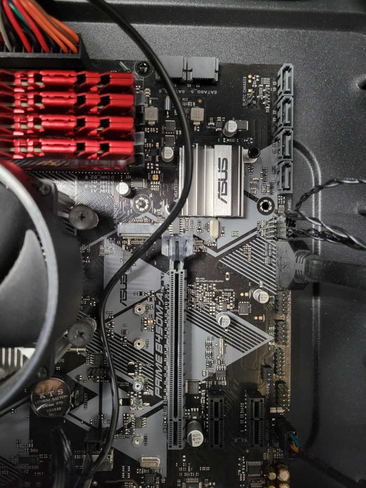 Custom Asus Prime B450M-A PC AMD Ryzen7 2700 8C, 16GB DDR4 RAM 250GB SSD SEE _
