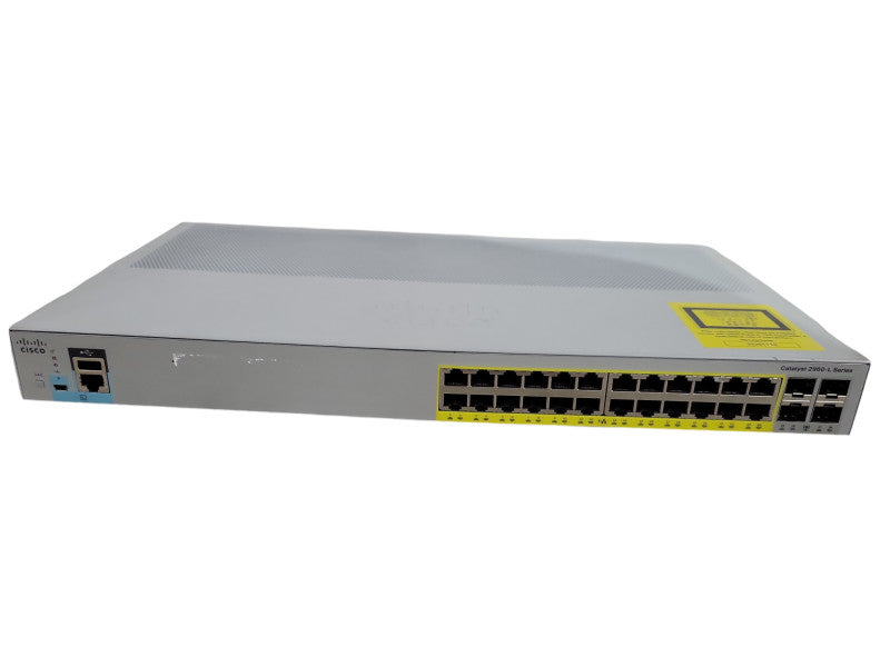Cisco Catalyst 2960L Series WS-C2960L-24PS-LL V01 PoE Network Switch READ !