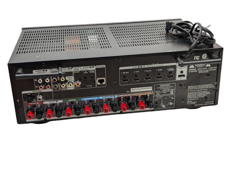 DENON HJEOS AVR-S730H 7.2 channel 4K receiver Please READ  -