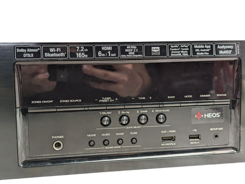 DENON HJEOS AVR-S730H 7.2 channel 4K receiver Please READ  -