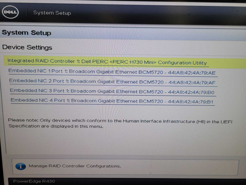Dell PowerEdge R430 - 2x Xeon E5-2623 v3 | 16GB RAM | NO HDD | PERC H730 Mini %
