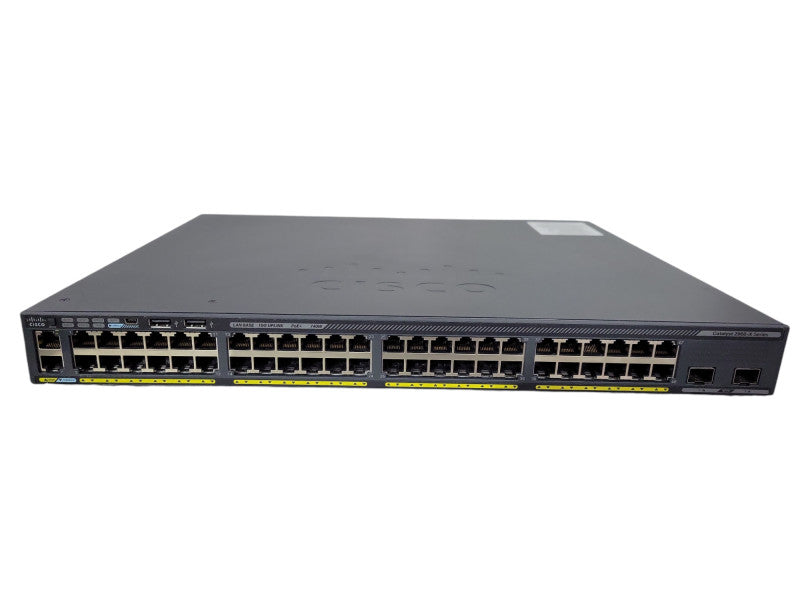 Cisco WS-C2960X-48FPD-L | 48 Port Gigabit PoE+ 740W 2x 10G SFP+ !