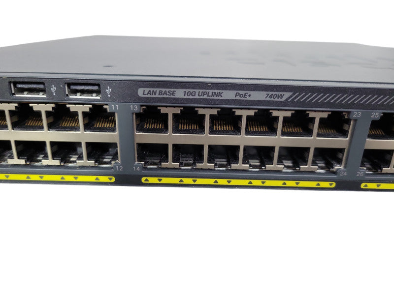 Cisco WS-C2960X-48FPD-L | 48 Port Gigabit PoE+ 740W 2x 10G SFP+ !