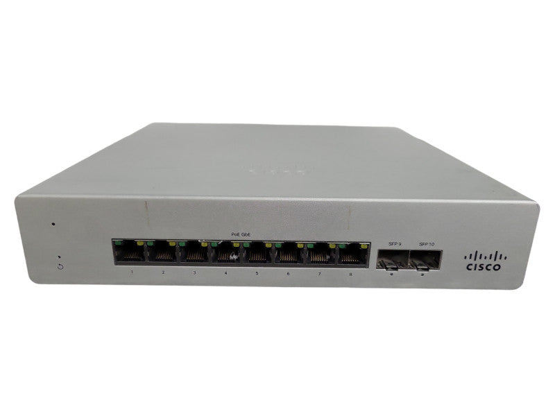 Cisco MS120-8FP | 10-Port Gigabit PoE Managed Ethernet Switch *UNCLAIMED !