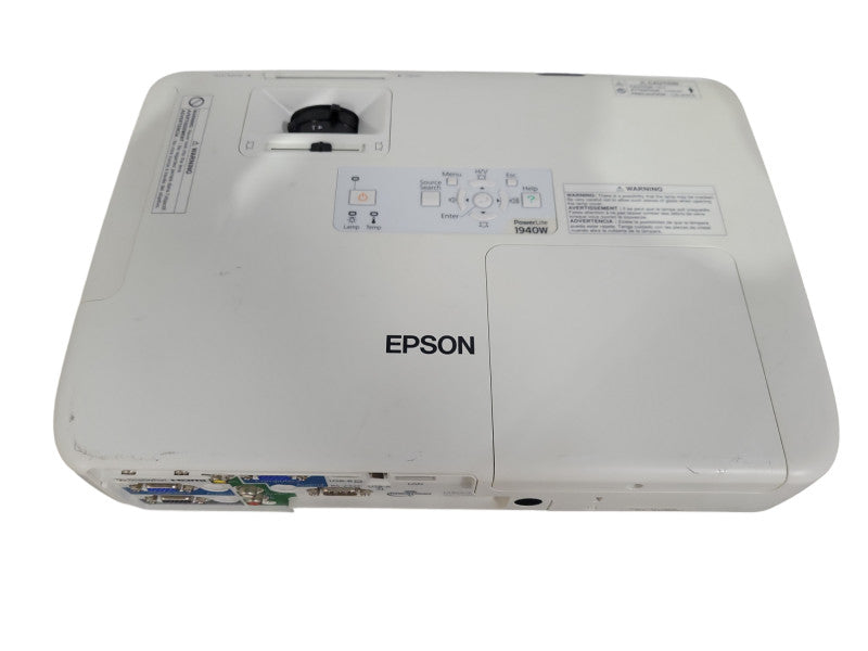 Epson PowerLite 1940W - H474A - WXGA 3LCD Projector | Lamp Hours 263 !