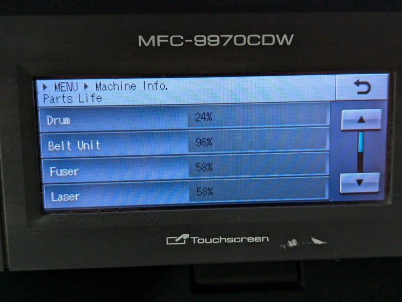 Brother MFC-9970CDW Multifunction Laser Printer Please READ  -