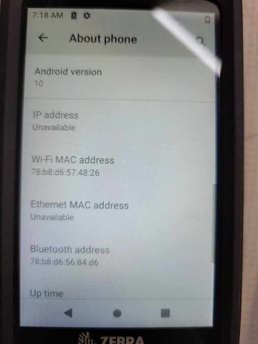 Zebra MC2700 Data collection terminal Android 10 16GB USB-C %\t %