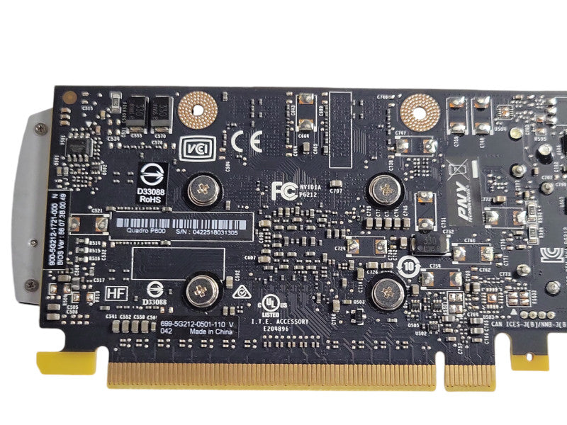 NVIDIA Quadro P600 | 2GB GDDR5 Graphics Card | 4x Mini DisplayPort _