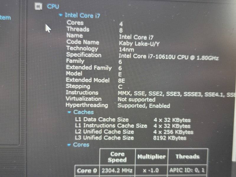 Lenovo ThinkPad T14 | i7-10610U| 32GB DDR4| 512GB SSD  Qβ Lap200