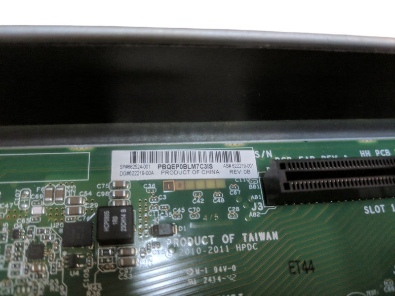 HP ProLiant DL380P G8 PCI-e Riser Board Cage | 622219-001 / 662524-001