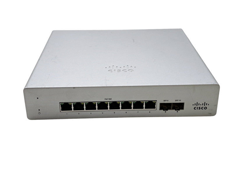 Cisco MS120-8FP | 10-Port Gigabit PoE Managed Ethernet Switch *UNCLAIMED