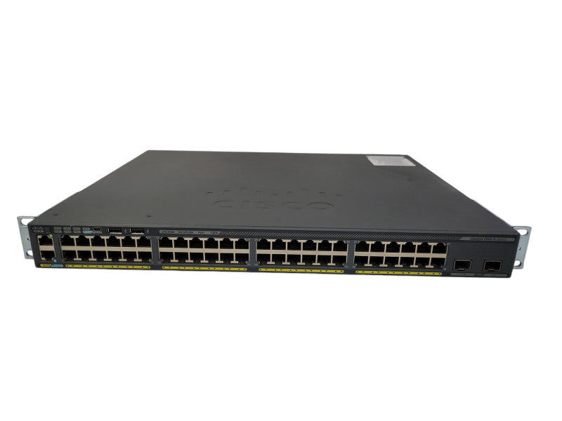 Cisco WS-C2960X-48FPD-L | 48-Port Gigabit PoE+ 2x10G SPF | Stack Module Q%