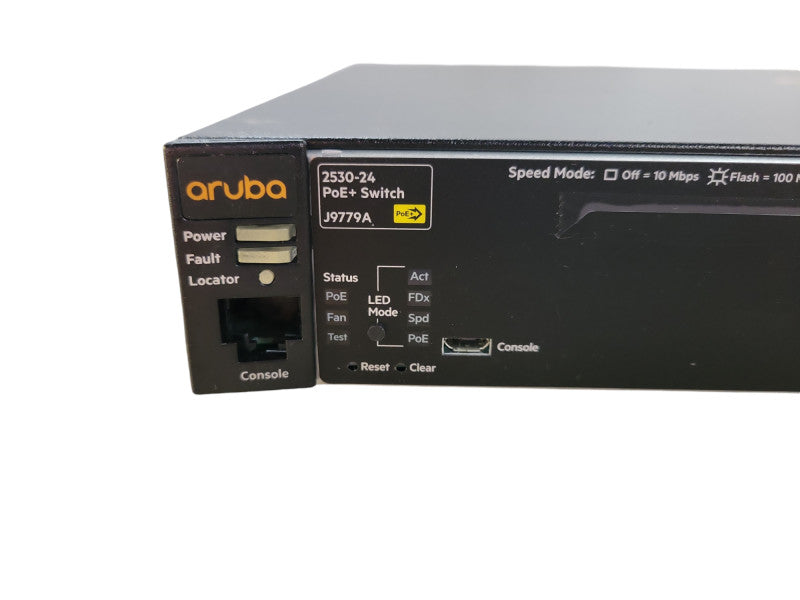 Aruba 2530-24 24-Port Managed PoE Gigabit Ethernet Switch J9779A !