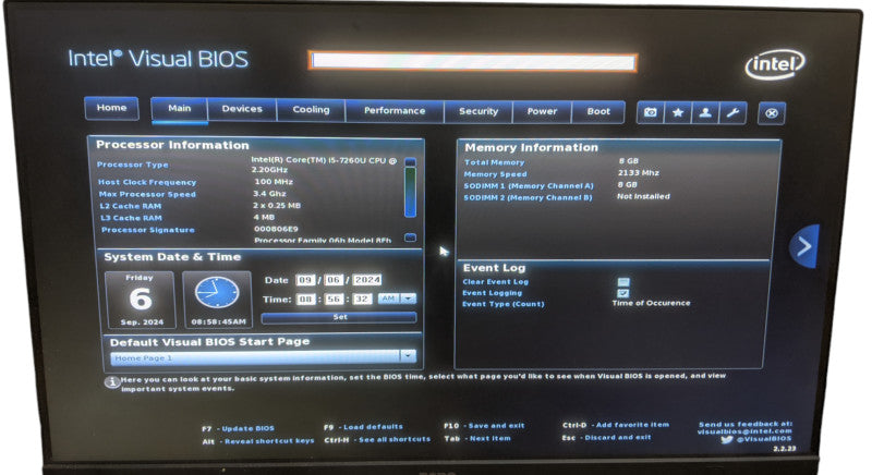 Intel BOXNUC7i5BNH | Intel i5-7260U | 8GB DDR4 | No HDD