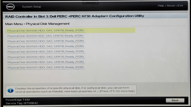 Dell PE T430 8x3.5", Xeon E5-2623 v3 3.00GHz 4C, 64GB DDR4, 8x 2TB SAS