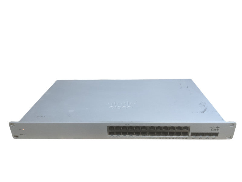 CISCO Meraki MS220-24P 24 Port Cloud Managed Switch with Rack Ears Unclaimed Q