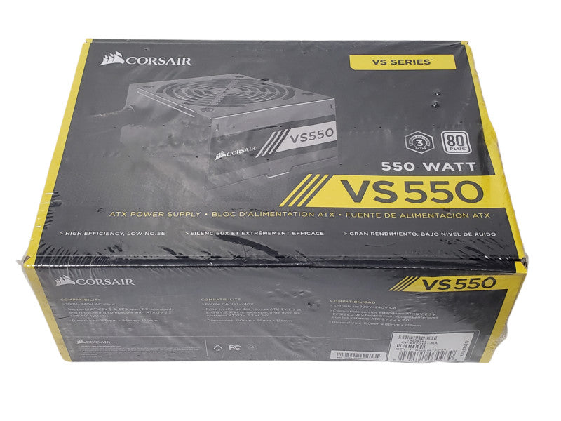 PSU for 80plus EU Game Stability Silent Non-Modular Power Supply 550W Power S
