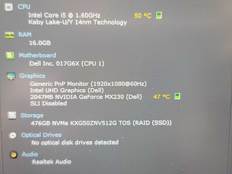 Dell Latitude 3510| i5-10210U| 16GB DDR4| MX230| 512GB NVMe BAD HINGE  β Lap200